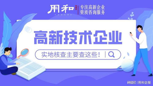 用和咨詢(xún) 2022年高新技術(shù)企業(yè)實(shí)地核查查什么
